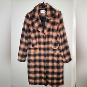 Vigoss Women's Plaid Coat